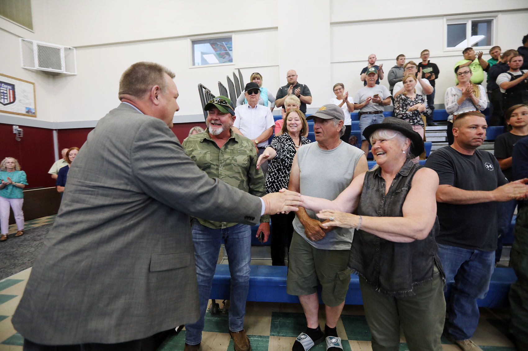 Sen. Jon Tester at Anaconda Job Corps
